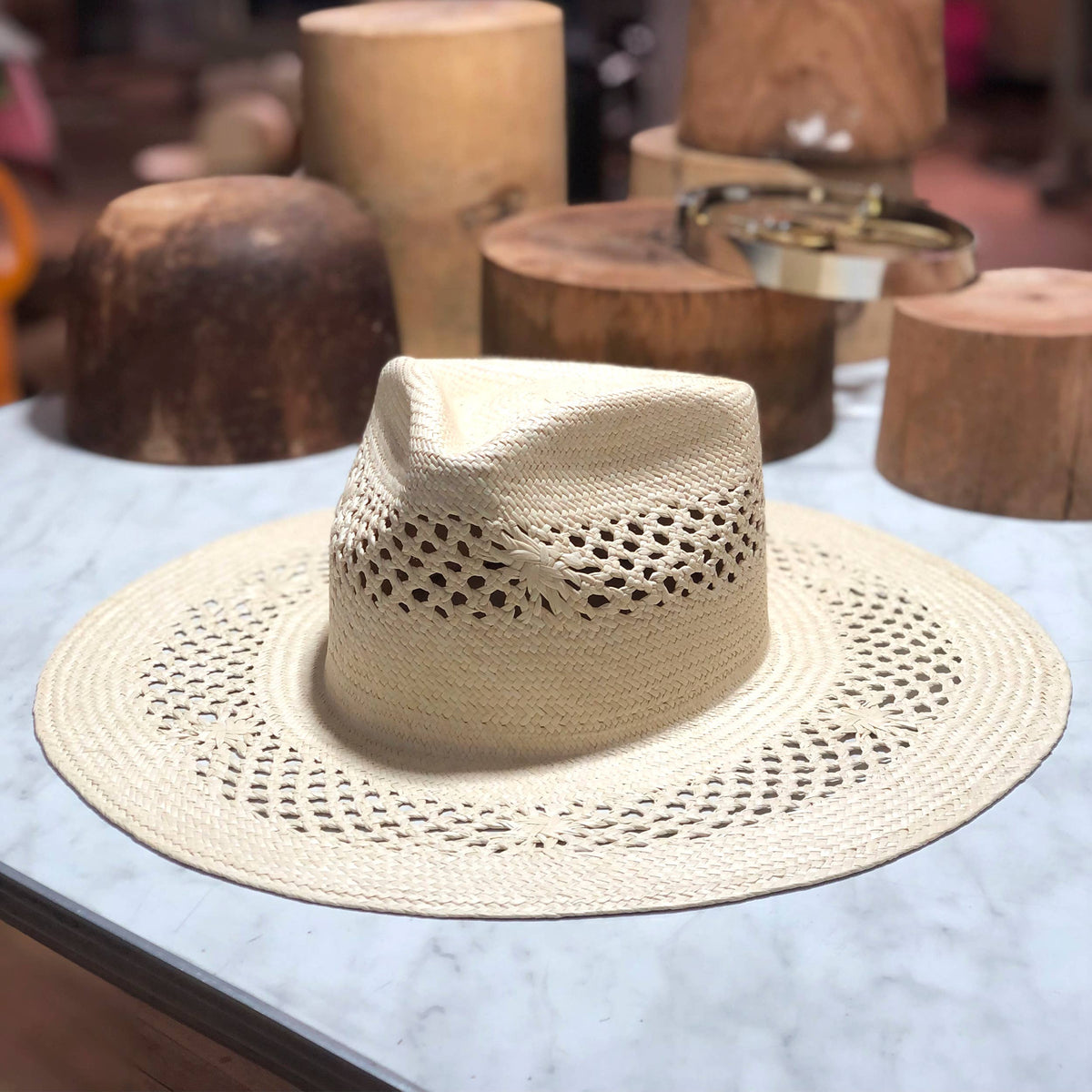 Rose Rocker Adjustable Genuine Panama Hats - Limited Edition Straw Mad ...